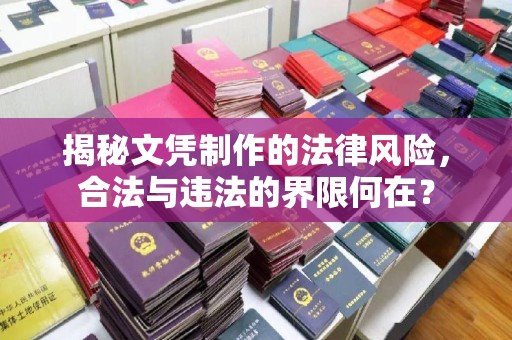 后龙揭秘文凭制作的法律风险，合法与违法的界限何在？