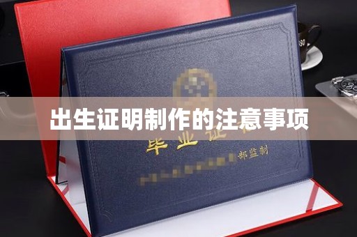 后龙出生证明制作的注意事项